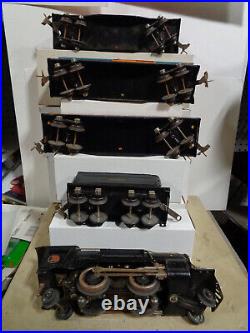 Prewar Lionel O Gauge Set 259e Loco, 261t Tender, Cars 1717,1719 & 1722
