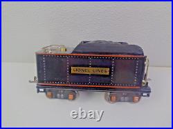 Prewar Lionel Standard Gauge 384T Black withRed Stripe coal tender