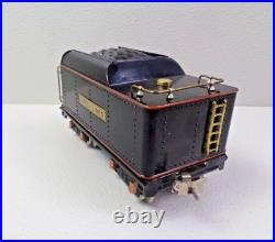 Prewar Lionel Standard Gauge 384T Black withRed Stripe coal tender