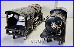 Prewar Lionel Standard Gauge 400 E Loco and Tender. Black Set. Large & Heavy Prewar Lionel Standard Gauge 400 E Loco and Tender. Black Set. Large & Heavy