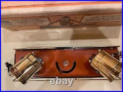 Prewar Lionel Terracotta & Brass #820 Searchlight Car With Original Box