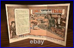 Prewar Lionel Trains 1924 Dealer Brochure/pocket Guide Rare Paper. Htf. M7
