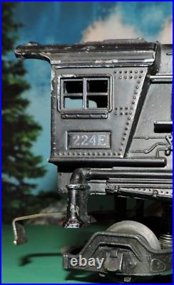 Prewar O Gauge Lionel 224E Locomotive Steam Engine