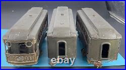 Prewar Standard Gauge LIONEL Passenger Car Set Including 339 332 & 341