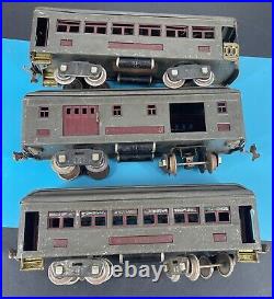 Prewar Standard Gauge LIONEL Passenger Car Set Including 339 332 & 341