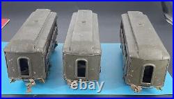 Prewar Standard Gauge LIONEL Passenger Car Set Including 339 332 & 341