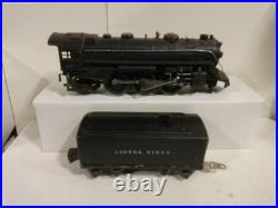 Prewar Vintage Lionel #224e O Gauge 2-6-2 Steam Loco + 2689wx Tender Serviced