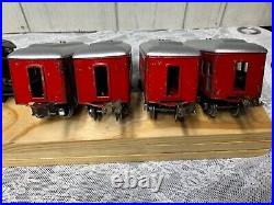 Prewar lionel 261 locomotive 262 tender with 4-610 cars