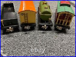 Prewar lionel 262with tender, 817,815,814,812 cars. Video by email