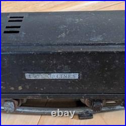 Prewar tin Lionel train Shell Tanker, Baby Ruth, track withswitchback, rr crossing