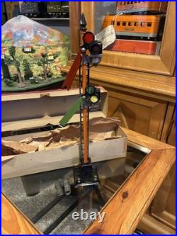 RARE BOX! Lionel Prewar Boxed No. 66 Lionel Semaphore! Incredible Box! LOOK