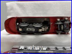 RARE Lionel 1700E 1930s Chrome Red Model Train Runs Great Boxes 4 Car Set