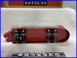 RARE Lionel 1700E 1930s Chrome Red Model Train Runs Great Boxes 4 Car Set