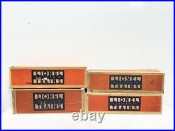 RARE Lionel 1700E 1930s Chrome Red Model Train Runs Great Boxes 4 Car Set