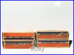RARE Lionel 1700E 1930s Chrome Red Model Train Runs Great Boxes 4 Car Set