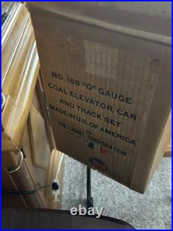 RARE Lionel Prewar 1942 Boxed No. 188 Coal Elevator Car & Track Set RARE Lionel Prewar 1942 Boxed No. 188 Coal Elevator Car & Track Set