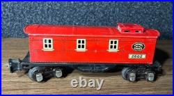 RARE Pre-War 1938 Lionel Train Set 1666e Die Cast WithWhistling Tender (5) Car