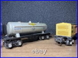 RARE Pre-War 1938 Lionel Train Set 1666e Die Cast WithWhistling Tender (5) Car