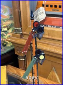 REAL DEAL NOS! Lionel Prewar Mint Boxed No. 66 Lionel Semaphore! Paper/Bulbs/ALL