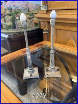 Rare 97 Yrs OldIves Lionel Prewar 1928 1882/308 Mottled Lamp Post (Working)