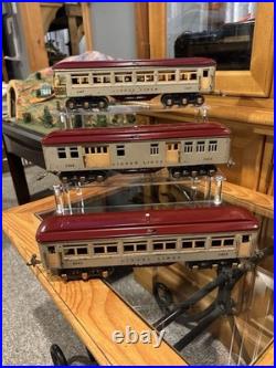 Rare & DesirableLionel Prewar 1933-37 VERMILLION 1685/1686/1687 Passengers