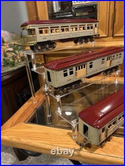 Rare & DesirableLionel Prewar 1933-37 VERMILLION 1685/1686/1687 Passengers