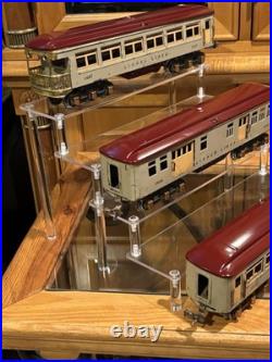 Rare & DesirableLionel Prewar 1933-37 VERMILLION 1685/1686/1687 Passengers