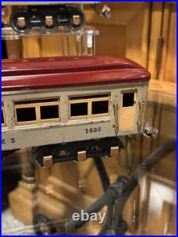 Rare & DesirableLionel Prewar 1933-37 VERMILLION 1685/1686/1687 Passengers