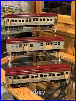 Rare & DesirableLionel Prewar 1933-37 VERMILLION 1685/1686/1687 Passengers