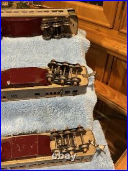 Rare & DesirableLionel Prewar 1933-37 VERMILLION 1685/1686/1687 Passengers