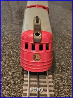 Rare Lionel Prewar Red & Silver Junior Streamliner Passenger Set Good Condition Rare Lionel Prewar Red & Silver Junior Streamliner Passenger Set Good Condition