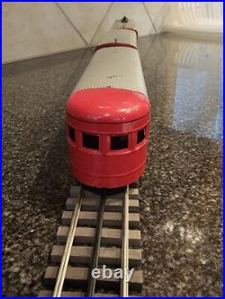 Rare Lionel Prewar Red & Silver Junior Streamliner Passenger Set Good Condition Rare Lionel Prewar Red & Silver Junior Streamliner Passenger Set Good Condition