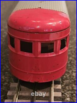 Rare Lionel Prewar Red & Silver Junior Streamliner Passenger Set Good Condition Rare Lionel Prewar Red & Silver Junior Streamliner Passenger Set Good Condition