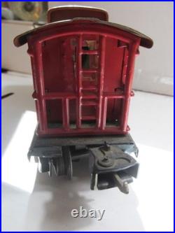 Rare Metal Lionel Pre-war O gauge Caboose Not Tested Could be rebuilt