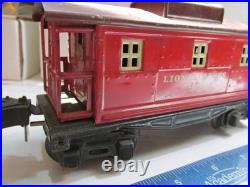Rare Metal Lionel Pre-war O gauge Caboose Not Tested Could be rebuilt