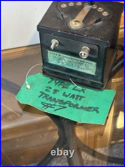 Rare Production SampleLionel Prewar Factory Archive Transformer (LX) Paperwork
