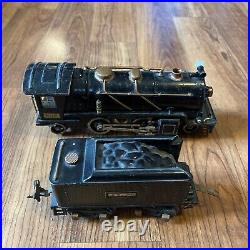 Rare Vintage Lionel Prewar O Gauge Steam Set 262 Locomotive with 262T Tender
