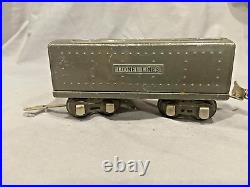 Rare Vintage Pre War 1937 LIONEL #1668E Locomotive Train Gunmetal Gray