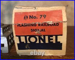Read Description. Prewar Lionel O Or Standard Gauge 2 #79 Crossing Signals. M7