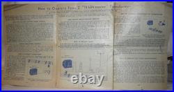 Rebuilt, and Tested Lionel Prewar 250-Watt Z-250 Transformer + instructions