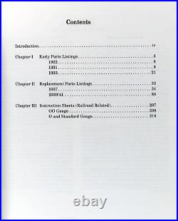 Robert Osterhoff Greenberg's Guide to Lionel Prewar Parts & Instruction Sheets