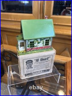 SCARCE Lionel Prewar Original Boxed Separate Sale 184 Solid Green Roof Bungalo