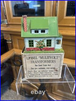 SCARCE Lionel Prewar Original Boxed Separate Sale 184 Solid Green Roof Bungalo