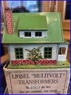 SCARCE Lionel Prewar Original Boxed Separate Sale 184 Solid Green Roof Bungalo
