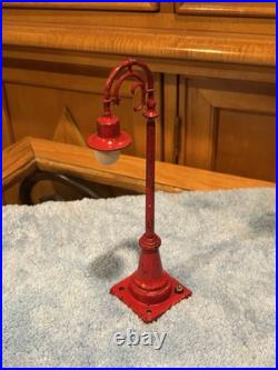 SCARCE Original RED Lionel Prewar 59 Lamp Post (Not a Repaint) Tested