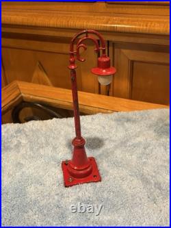 SCARCE Original RED Lionel Prewar 59 Lamp Post (Not a Repaint) Tested