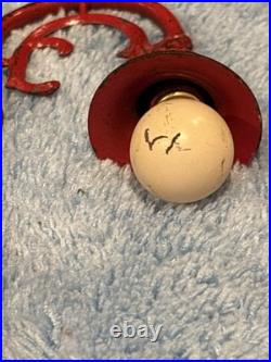 SCARCE Original RED Lionel Prewar 59 Lamp Post (Not a Repaint) Tested
