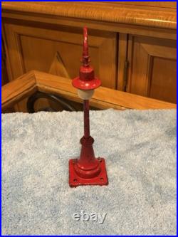 SCARCE Original RED Lionel Prewar 59 Lamp Post (Not a Repaint) Tested
