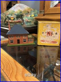 Scarce Gray Roof Lionel Prewar 191 Villa (Yellow Box) Nice! C7-C7+ EX