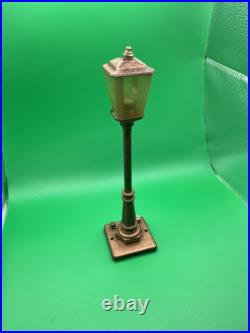 Scarce Lionel Prewar 1932 56 Bronze Copper Street Lamp for 922 Terrace Plot EX